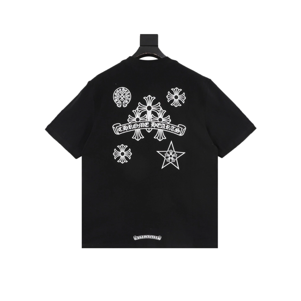 Chrome Hearts Sanskrit Cross Short Sleeve 090