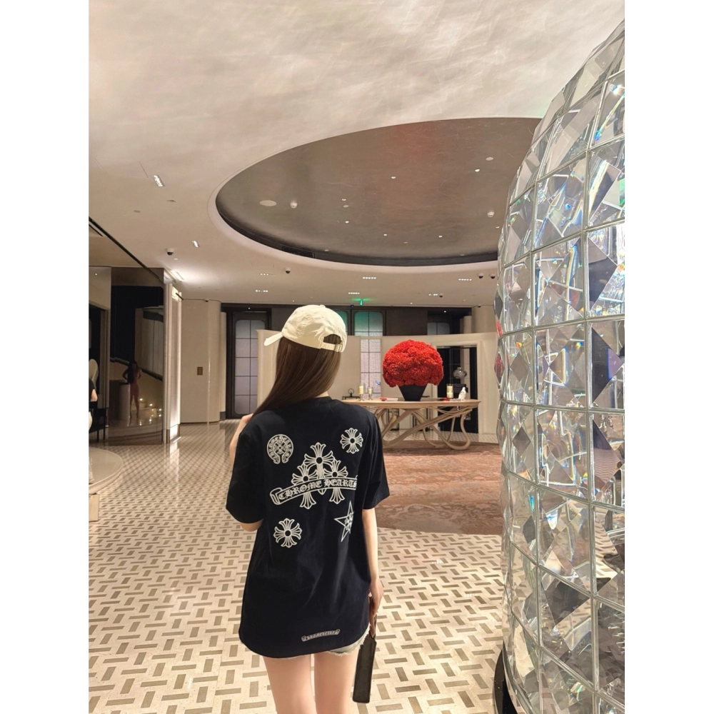 Chrome Hearts Sanskrit Cross Short Sleeve 090