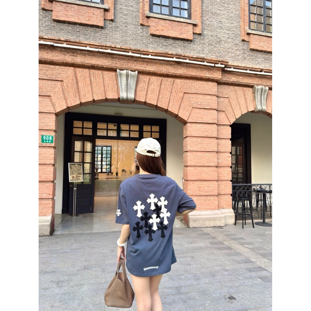 Chrome Hearts Sanskrit Cross Short Sleeve 093