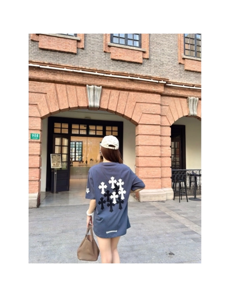Chrome Hearts Sanskrit Cross Short Sleeve 093