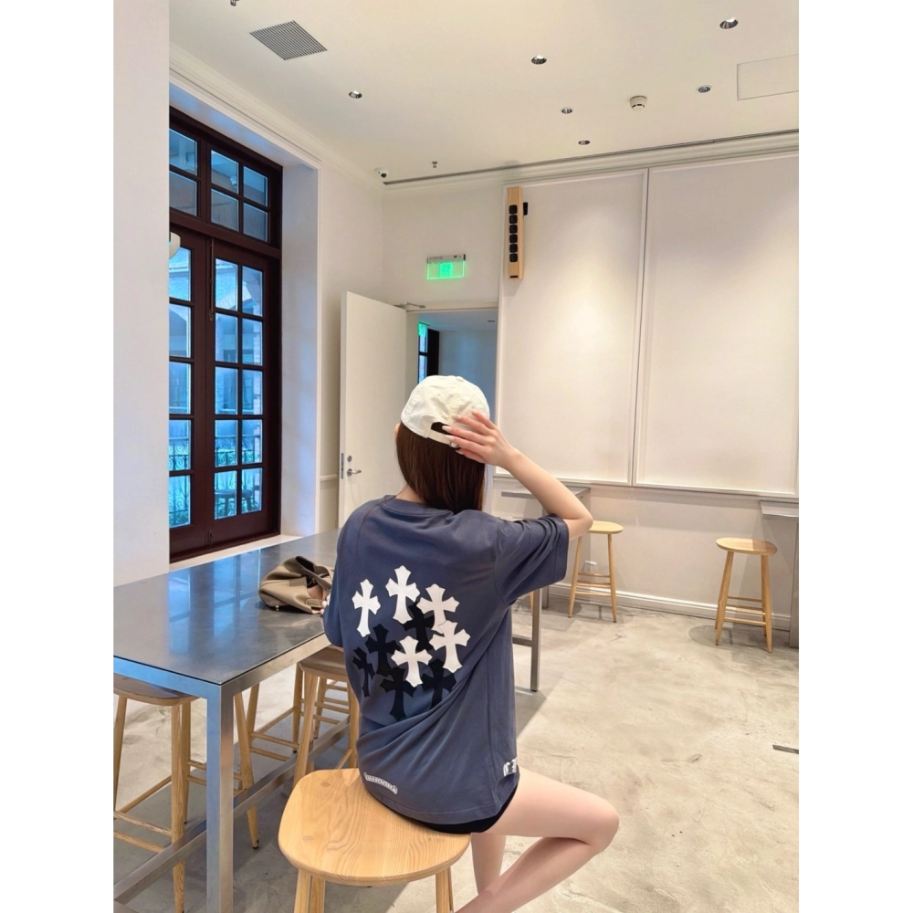 Chrome Hearts Sanskrit Cross Short Sleeve 093