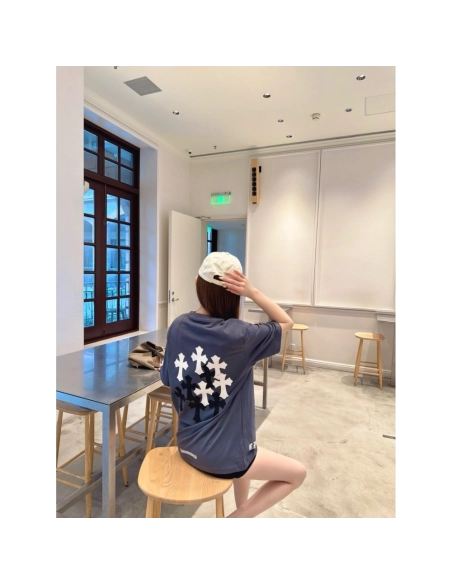 Chrome Hearts Sanskrit Cross Short Sleeve 093