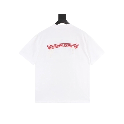 Chrome Hearts Cross Cluster Embroidery Short Sleeve 095