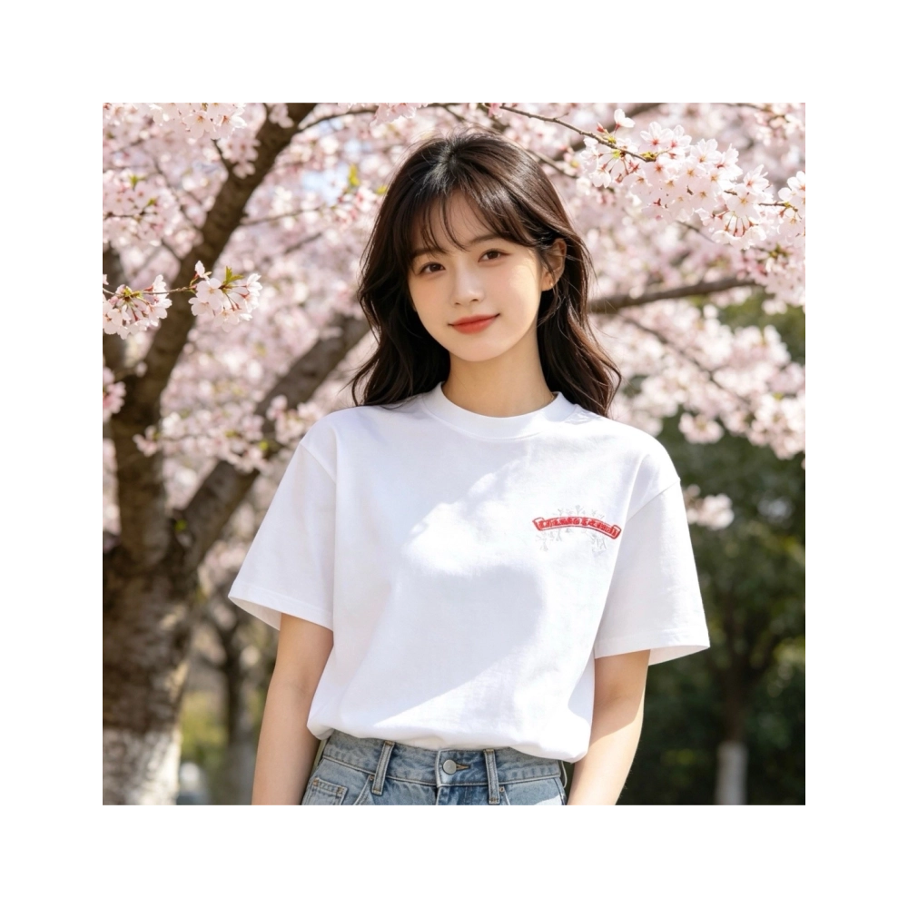 Chrome Hearts Cross Cluster Embroidery Short Sleeve 095