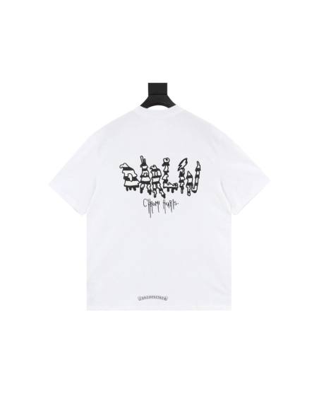 Chrome Hearts Front & Back Embroidery Short Sleeve 097