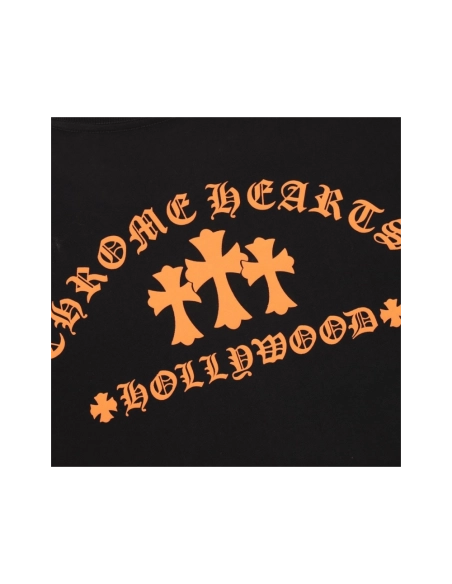 Chrome Hearts Orange Cross Print Short Sleeve 114