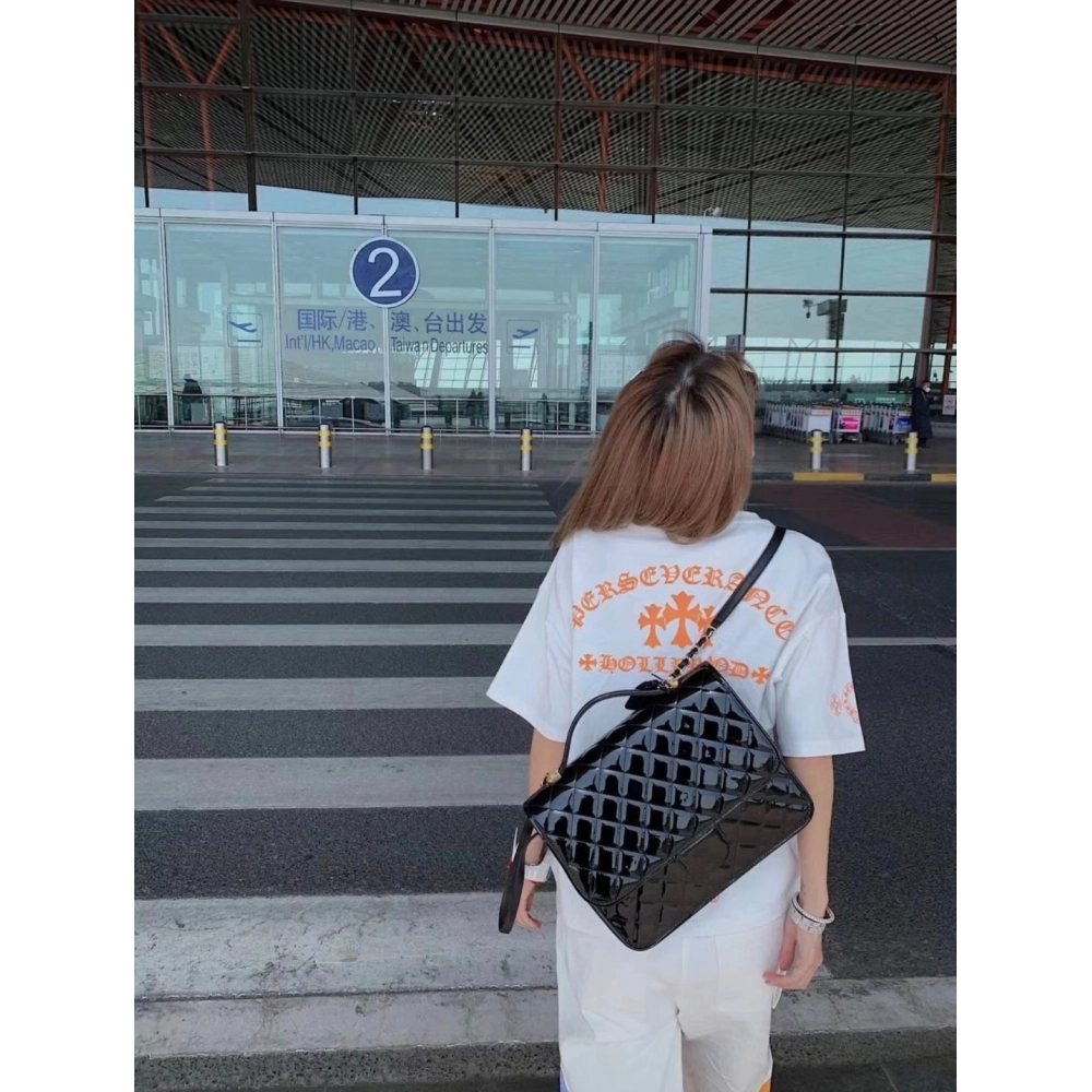 Chrome Hearts Orange Cross Print Short Sleeve 115