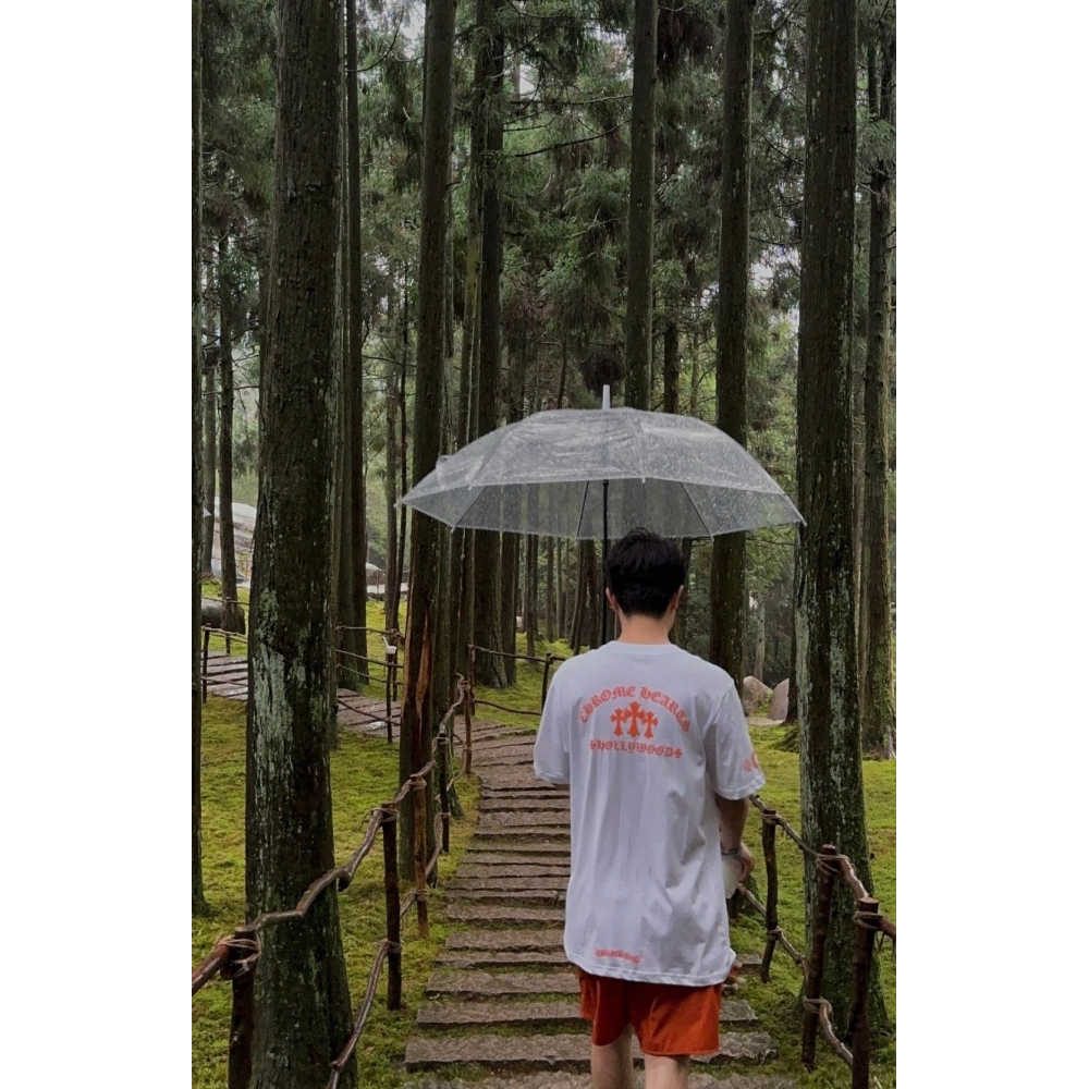 Chrome Hearts Orange Cross Print Short Sleeve 115