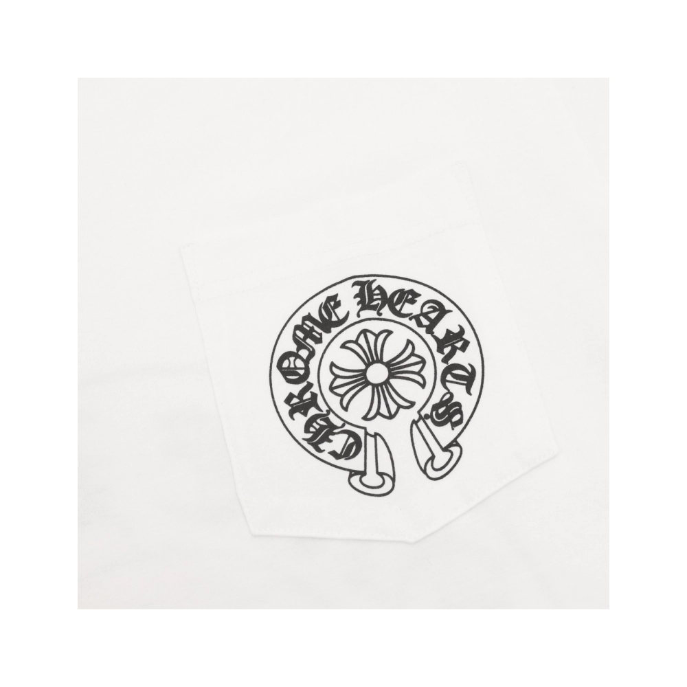Chrome Hearts Miami Exclusive Back Horseshoe Flower Short Sleeve 119