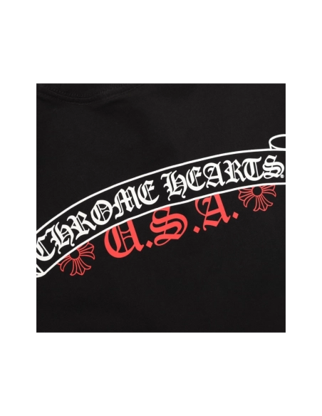 Chrome Hearts White Scroll Print Short Sleeve 120