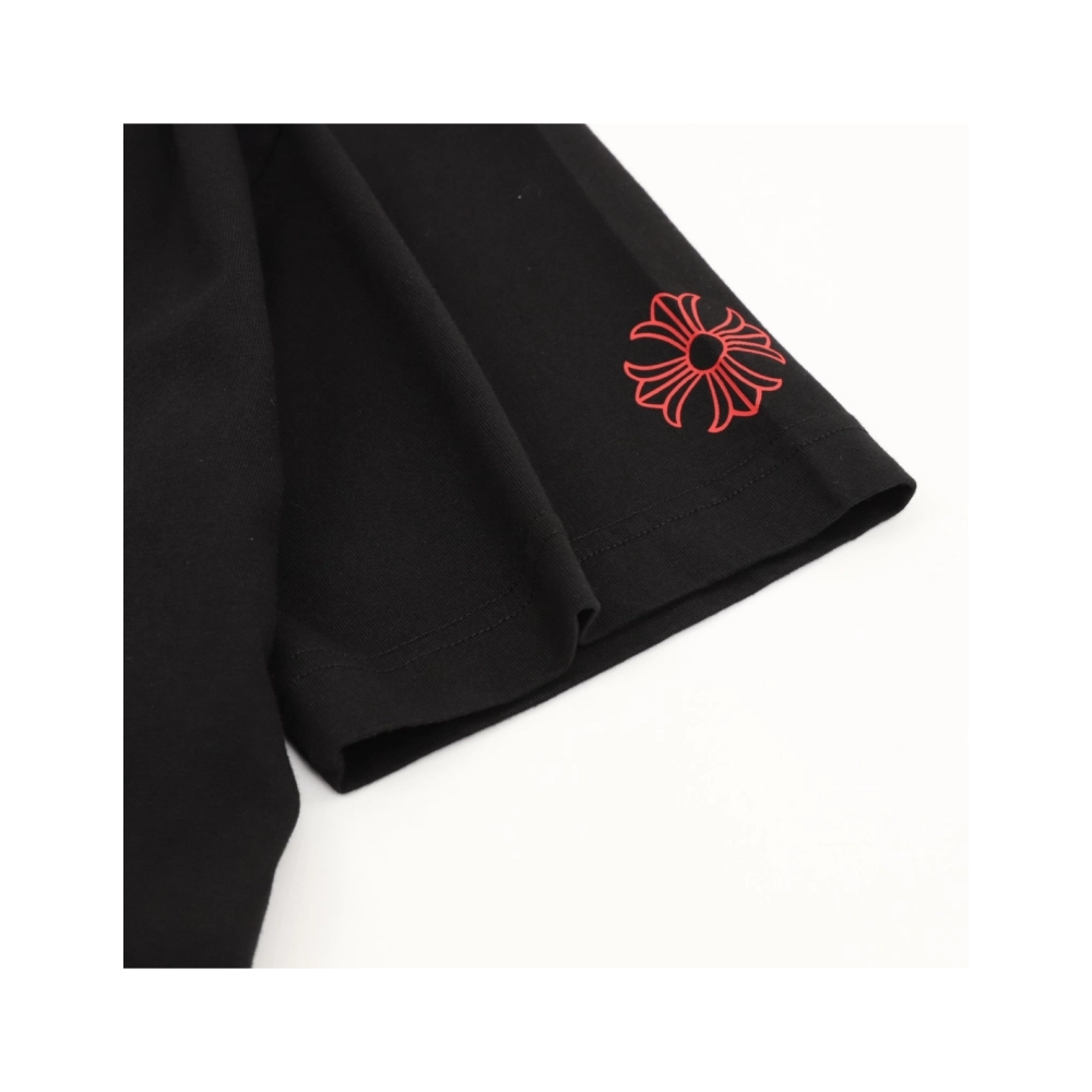 Chrome Hearts White Scroll Print Short Sleeve 120