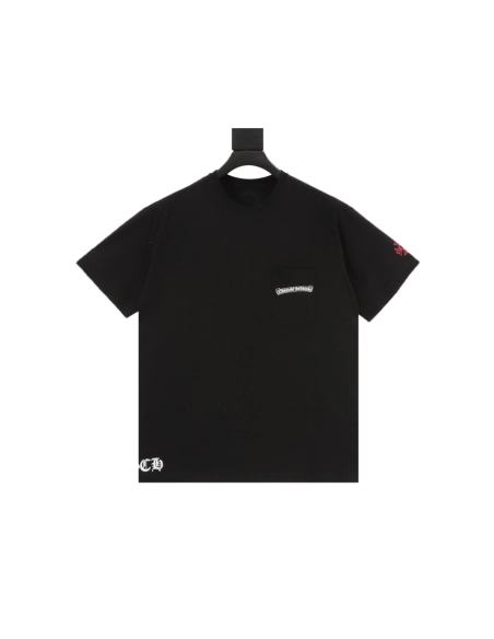 Chrome Hearts White Scroll Print Short Sleeve 120
