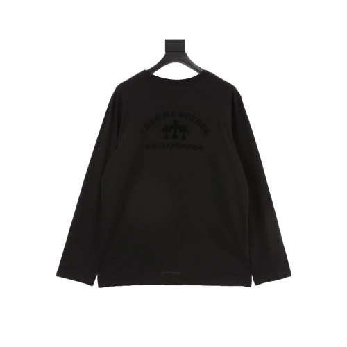 Chrome Hearts Cross Flock Print Long Sleeve 122