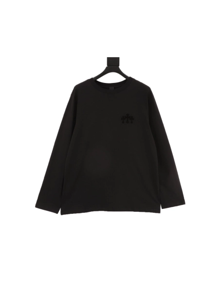 Chrome Hearts Cross Flock Print Long Sleeve 122
