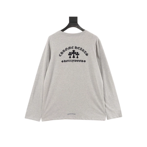 Chrome Hearts Cross Flock Print Long Sleeve 123