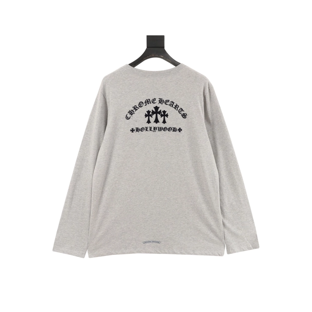 Chrome Hearts Cross Flock Print Long Sleeve 123