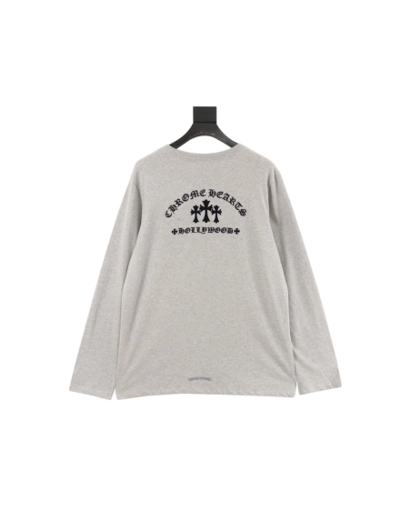 Chrome Hearts Cross Flock Print Long Sleeve 123