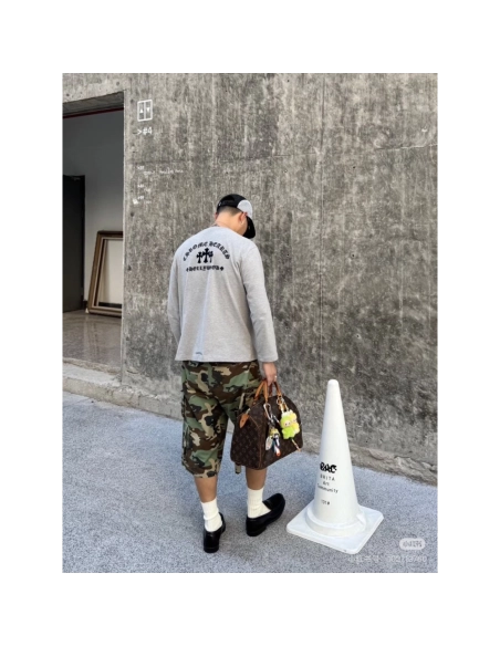 Chrome Hearts Cross Flock Print Long Sleeve 123