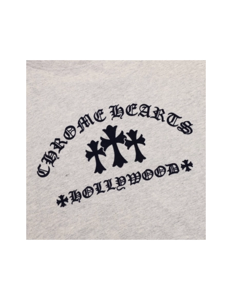 Chrome Hearts Cross Flock Print Long Sleeve 123