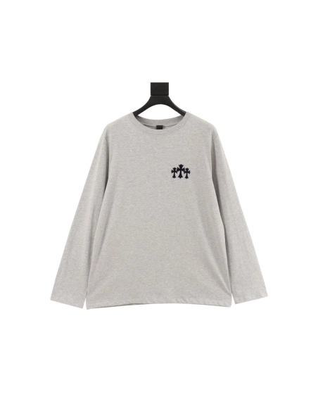 Chrome Hearts Cross Flock Print Long Sleeve 123