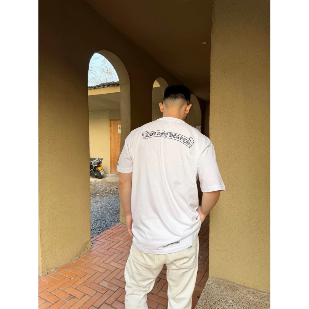 Chrome Hearts Arch Letter Print Short Sleeve 125