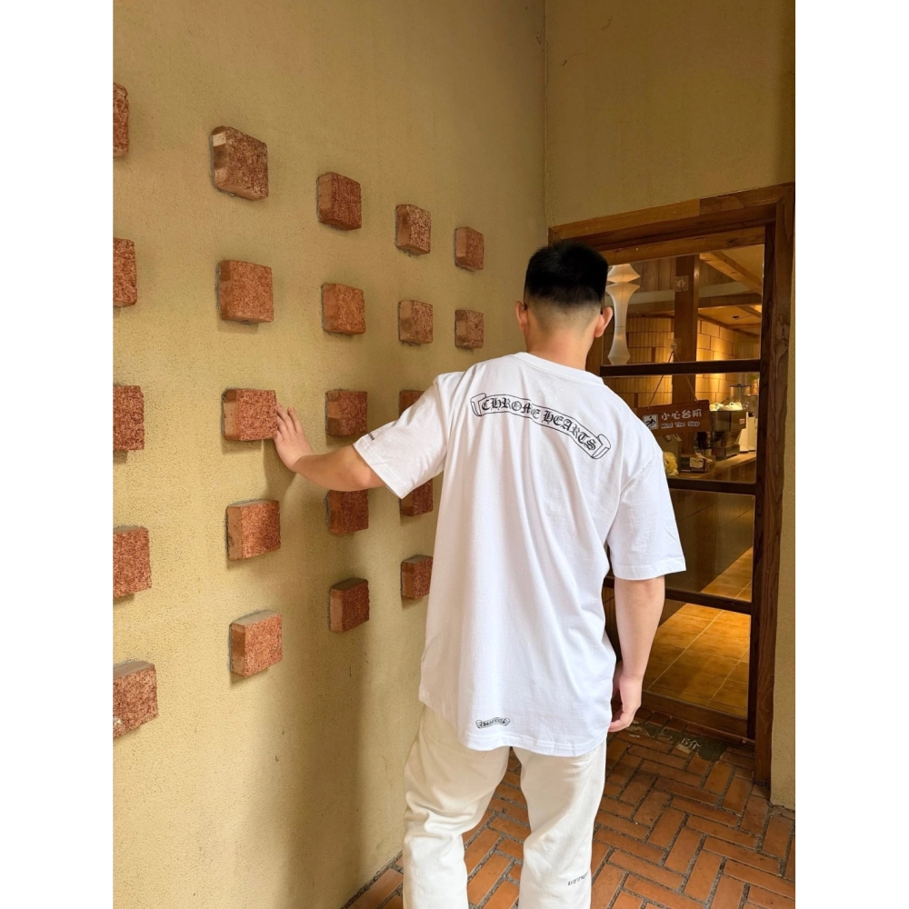 Chrome Hearts Arch Letter Print Short Sleeve 125