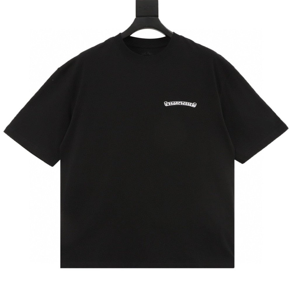 Chrome Hearts Gothic Letter Wing Print Short Sleeve 134