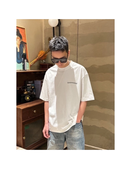Chrome Hearts Gothic Letter Wing Print Short Sleeve 135