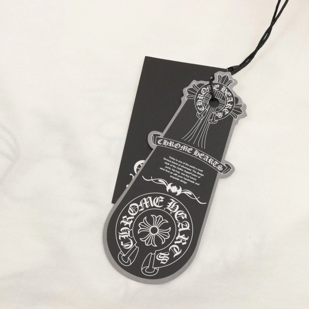 Chrome Hearts Gothic Letter Wing Print Short Sleeve 135