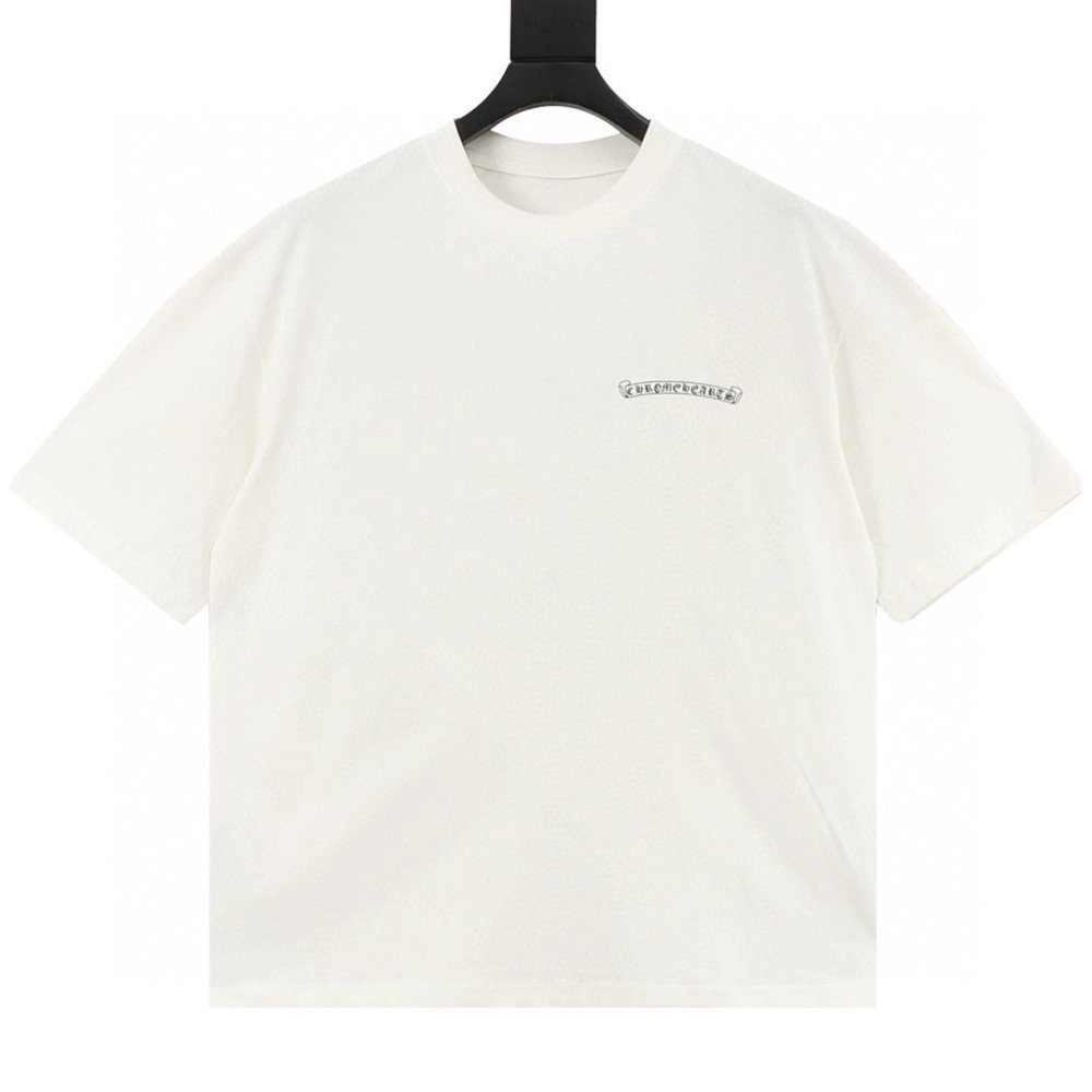 Chrome Hearts Gothic Letter Wing Print Short Sleeve 135