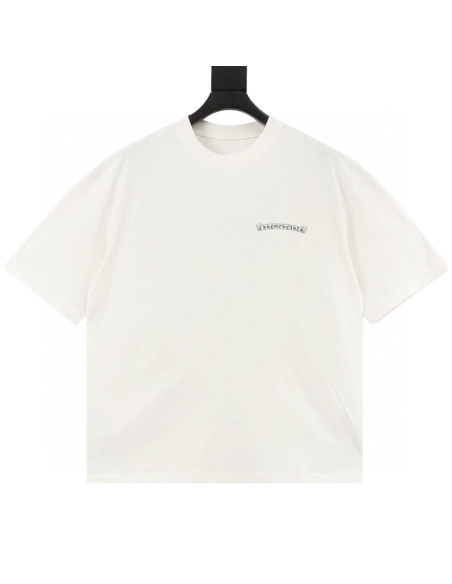 Chrome Hearts Gothic Letter Wing Print Short Sleeve 135
