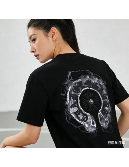Chrome Hearts Front & Back Horseshoe Short Sleeve 138