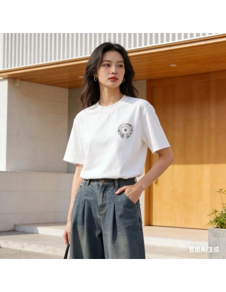 Chrome Hearts Front & Back Horseshoe Short Sleeve 139