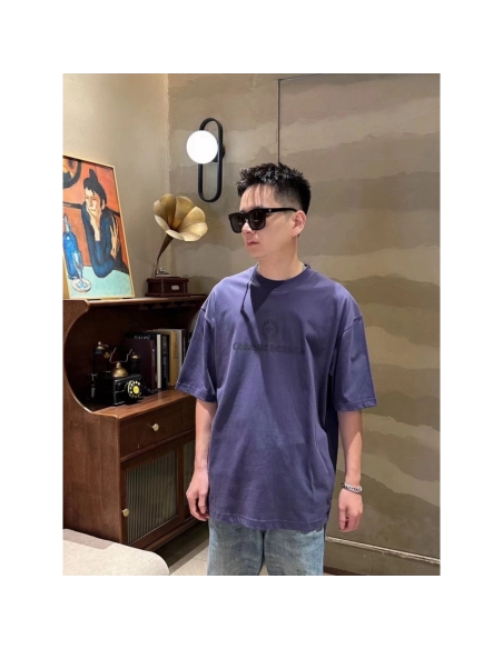 Chrome Hearts Sanskrit Horseshoe Print Short Sleeve 140