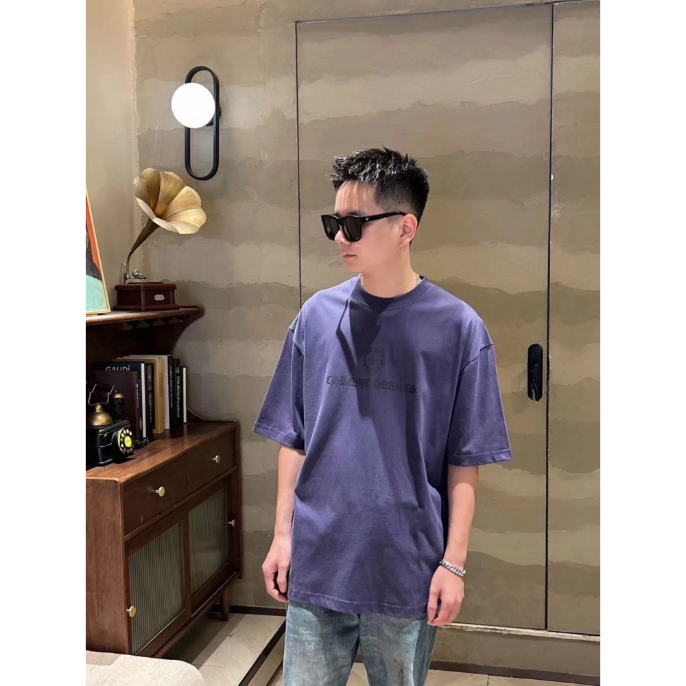 Chrome Hearts Sanskrit Horseshoe Print Short Sleeve 140