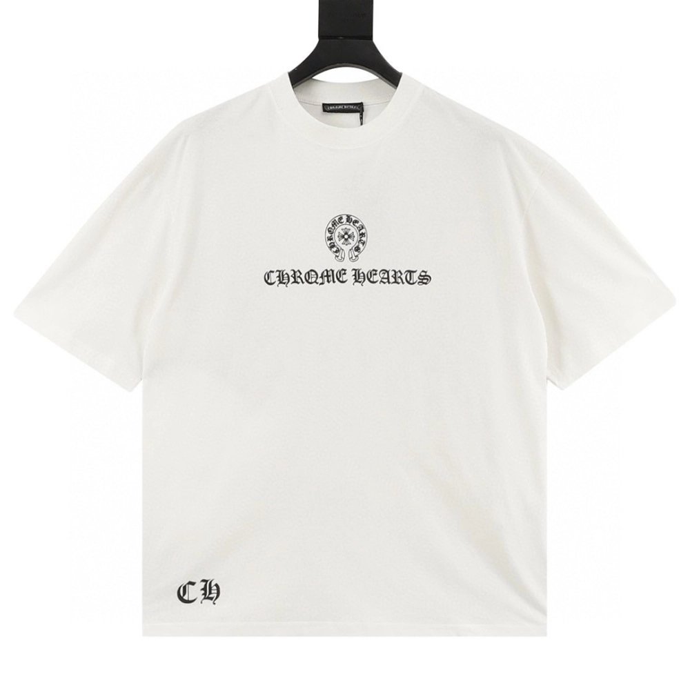 Chrome Hearts Sanskrit Horseshoe Print Short Sleeve 141