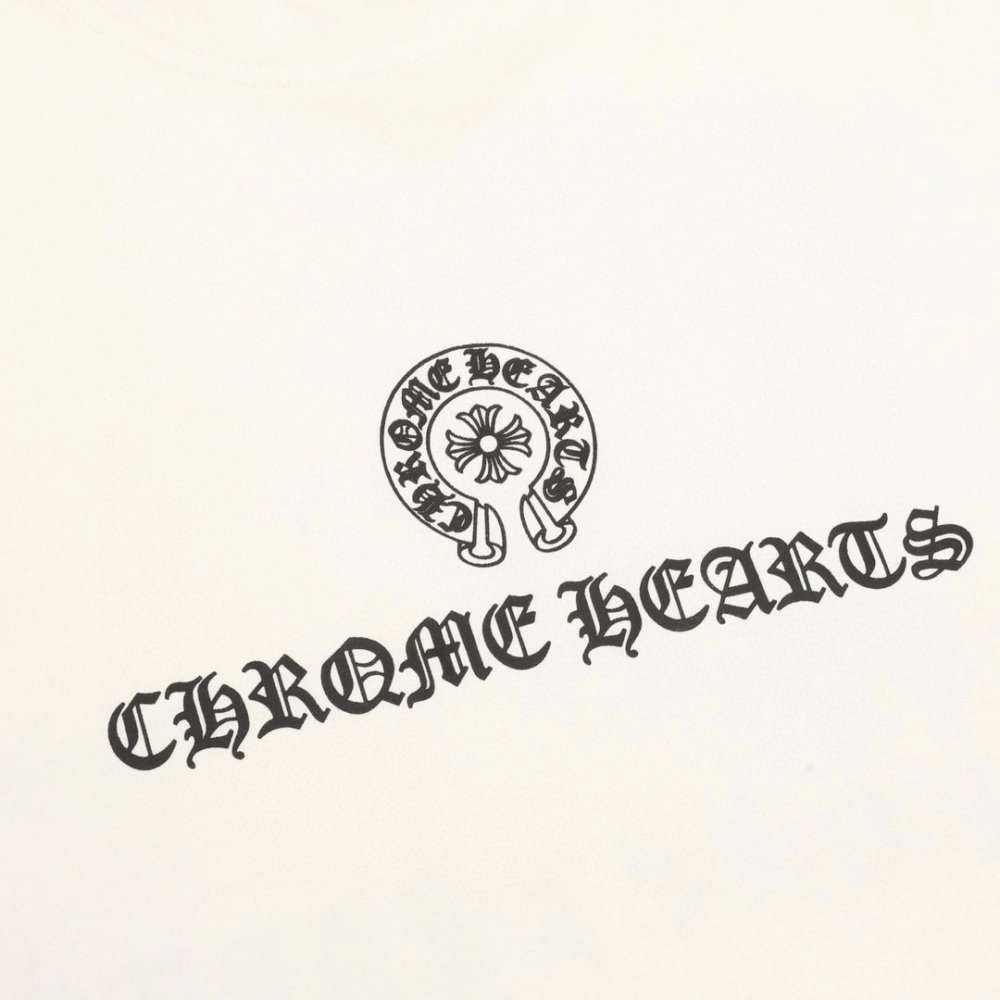 Chrome Hearts Sanskrit Horseshoe Print Short Sleeve 141