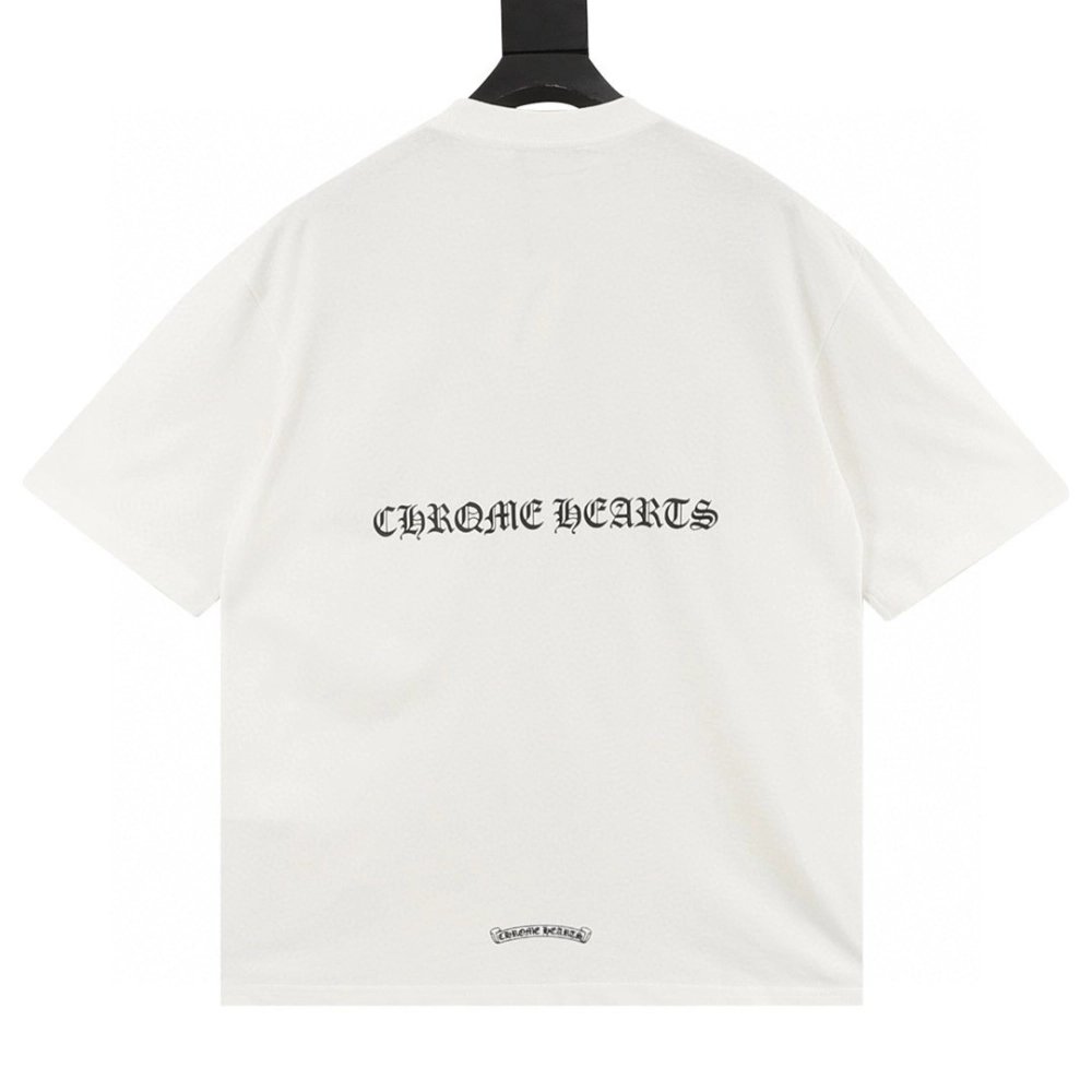 Chrome Hearts Sanskrit Horseshoe Print Short Sleeve 141
