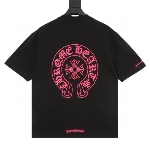 Chrome Hearts Horseshoe Cross Print Short Sleeve 143