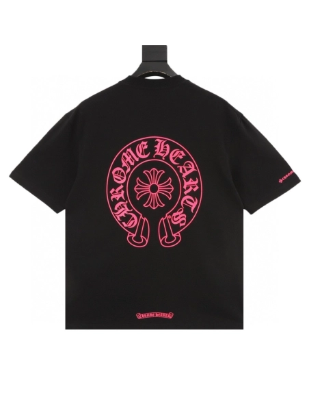 Chrome Hearts Horseshoe Cross Print Short Sleeve 143