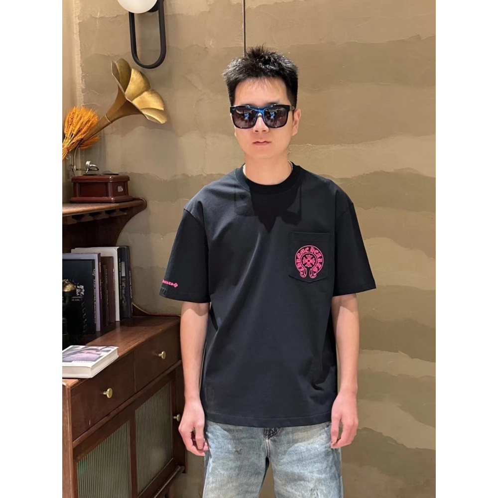 Chrome Hearts Horseshoe Cross Print Short Sleeve 143