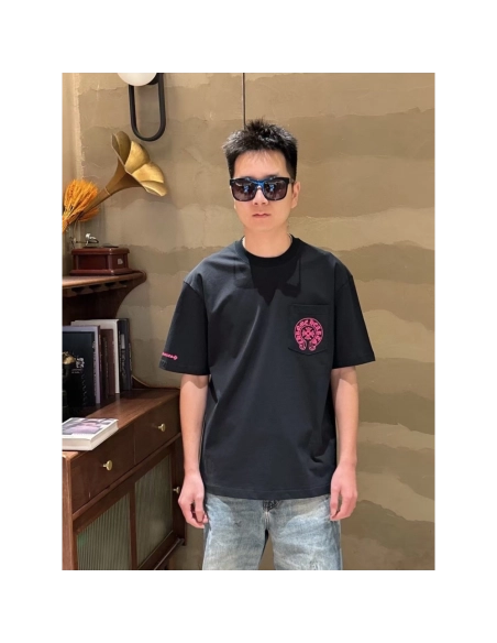Chrome Hearts Horseshoe Cross Print Short Sleeve 143