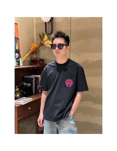Chrome Hearts Horseshoe Cross Print Short Sleeve 143