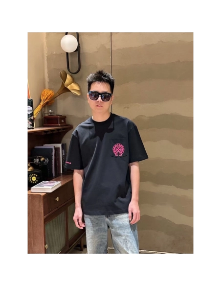 Chrome Hearts Horseshoe Cross Print Short Sleeve 143