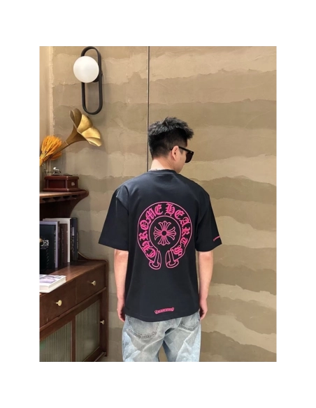 Chrome Hearts Horseshoe Cross Print Short Sleeve 143