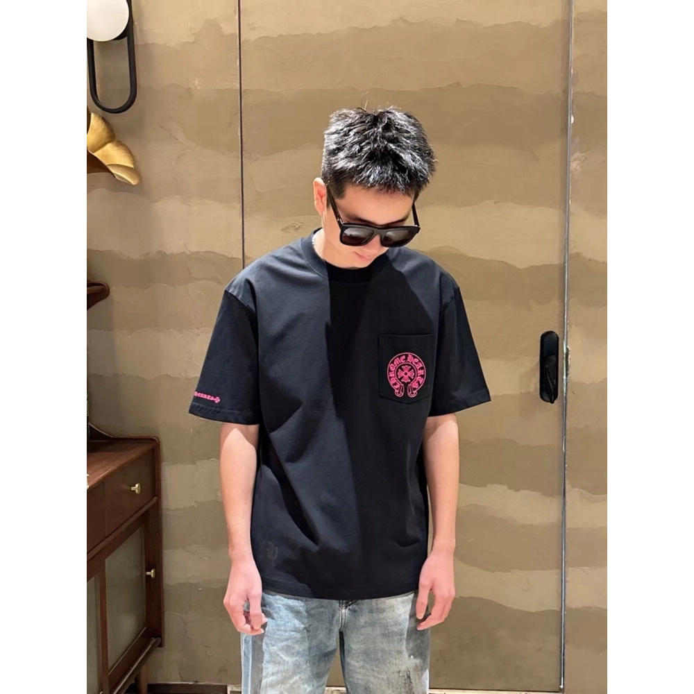 Chrome Hearts Horseshoe Cross Print Short Sleeve 143