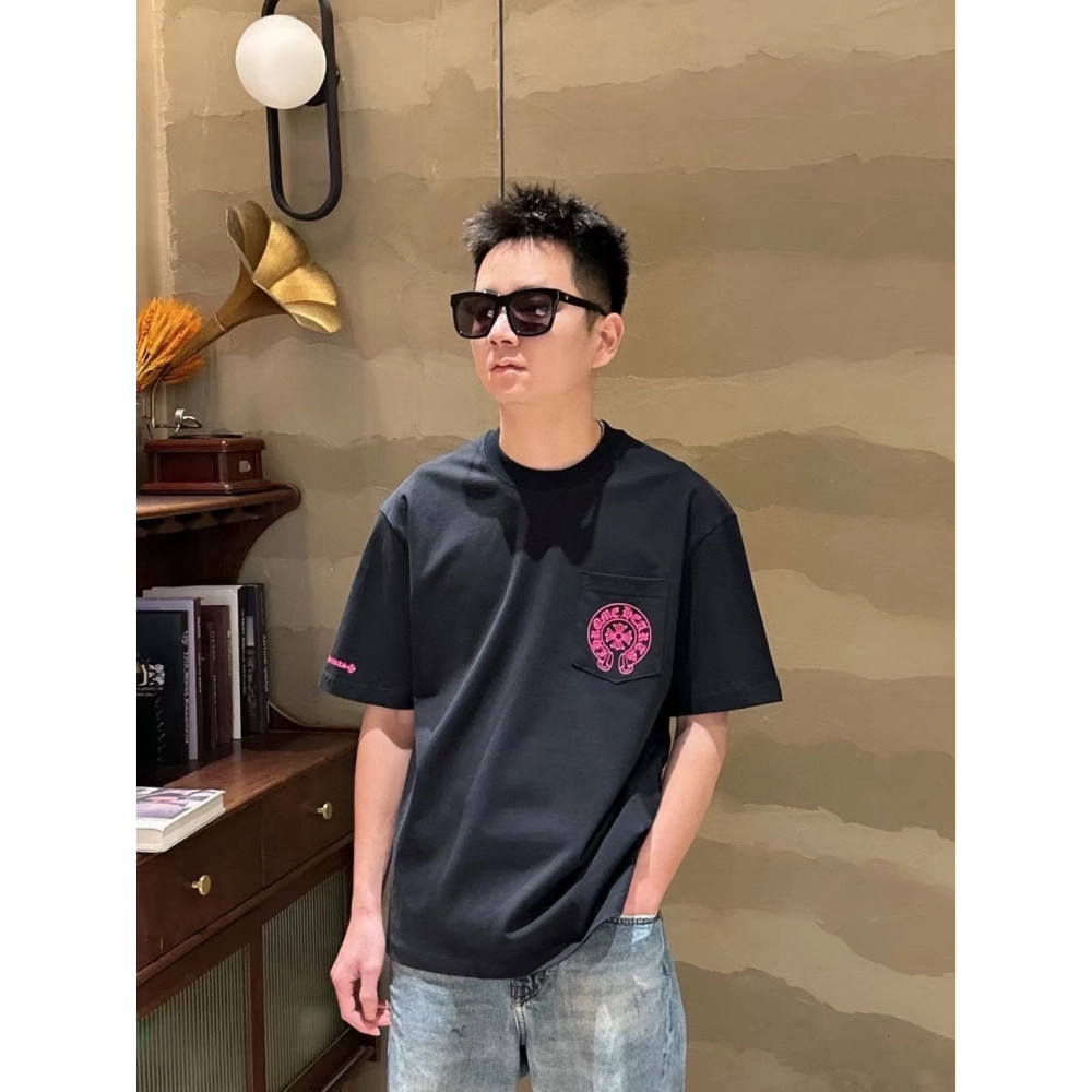 Chrome Hearts Horseshoe Cross Print Short Sleeve 143