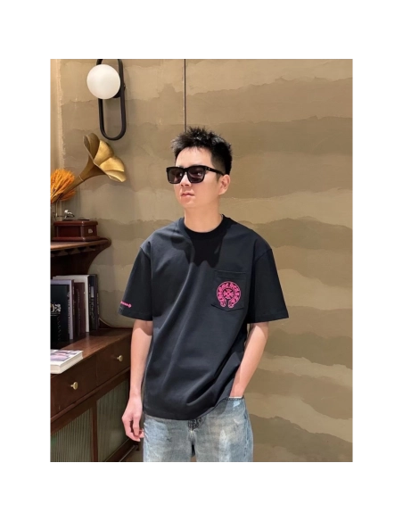 Chrome Hearts Horseshoe Cross Print Short Sleeve 143