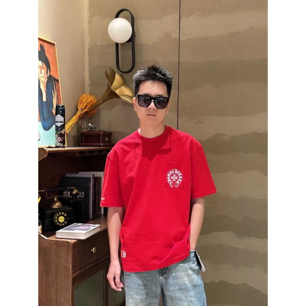 Chrome Hearts Horseshoe Cross Print Short Sleeve 144