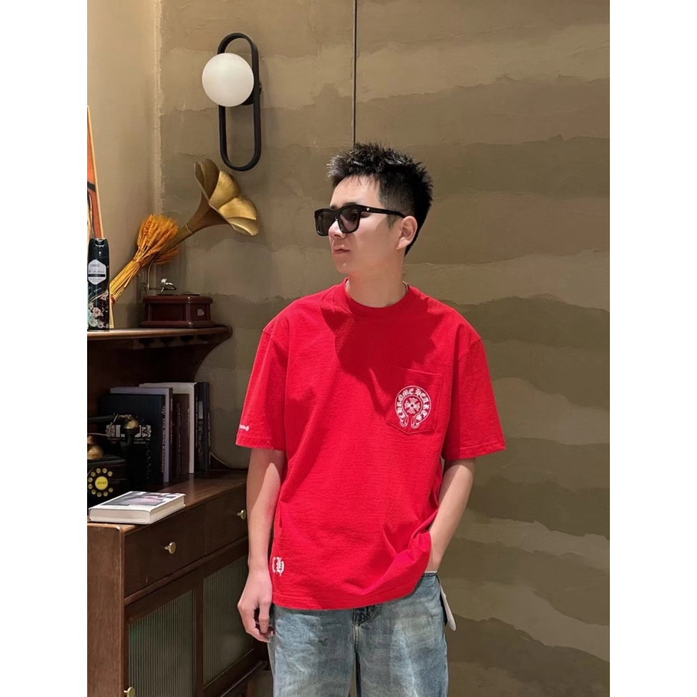 Chrome Hearts Horseshoe Cross Print Short Sleeve 144
